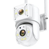 8MP Dual Lens Outdoor Security Camera With Night Vision