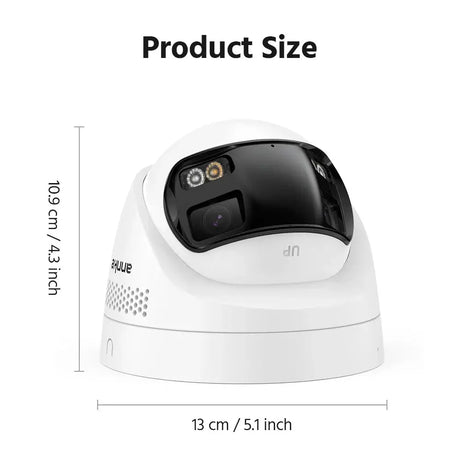 ANNKE 8MP Dual Lens Security Camera With Human Detection And Two Way Audio PoE - stepyours.com