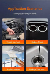 Industrial Endoscope Camera 2.4 Inch IPS LCD 1080P IP67 Waterproof Borescope - stepyours.com