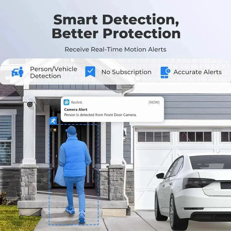 Reolink 5MP Outdoor Security Camera With Night Vision Alerts