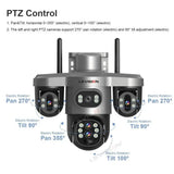 LS Vision 20MP Solar WiFi Surveillance Camera V380 Pro 10X Optical Zoom Outdoor - stepyours.com