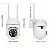 BoyKeep 2 Pack Wireless 1080P Security Cameras With Color Night Vision - stepyours.com