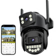 ANBIUX 8MP Dual Lens PTZ IP Camera with AI Humanoid Detection - stepyours.com