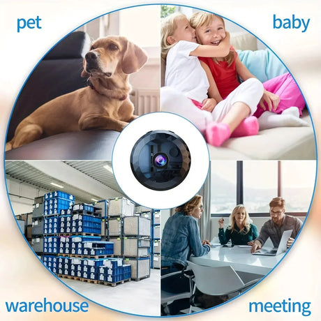 Wireless Mini WiFi Security Camera Night Vision Motion Detection And App Control by stepyours.com