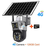 V380 Pro Solar Security Camera - Dual Lenses 8MP 4K PIR Night Vision Outdoor - stepyours.com