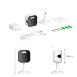 BESDER 5MP Mini Cube Camera - AI Human Detection and Two - Way Audio - stepyours.com