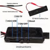 4K HD New Mini WiFi Camera, Supports Remote Viewing, Mobile Detection, Loop Storage, Home Nanny Style DIY Wireless Camera