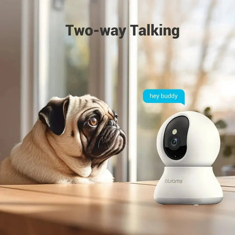 Blurams Pet Camera 2K - 360 Degree Indoor PTZ Security With 2 Way Audio - stepyours.com