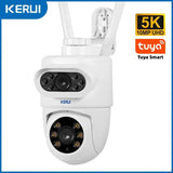 KERUI Outdoor PTZ WiFi Security Camera - 8MP UHD Tuya AI Detection Hooks - stepyours.com