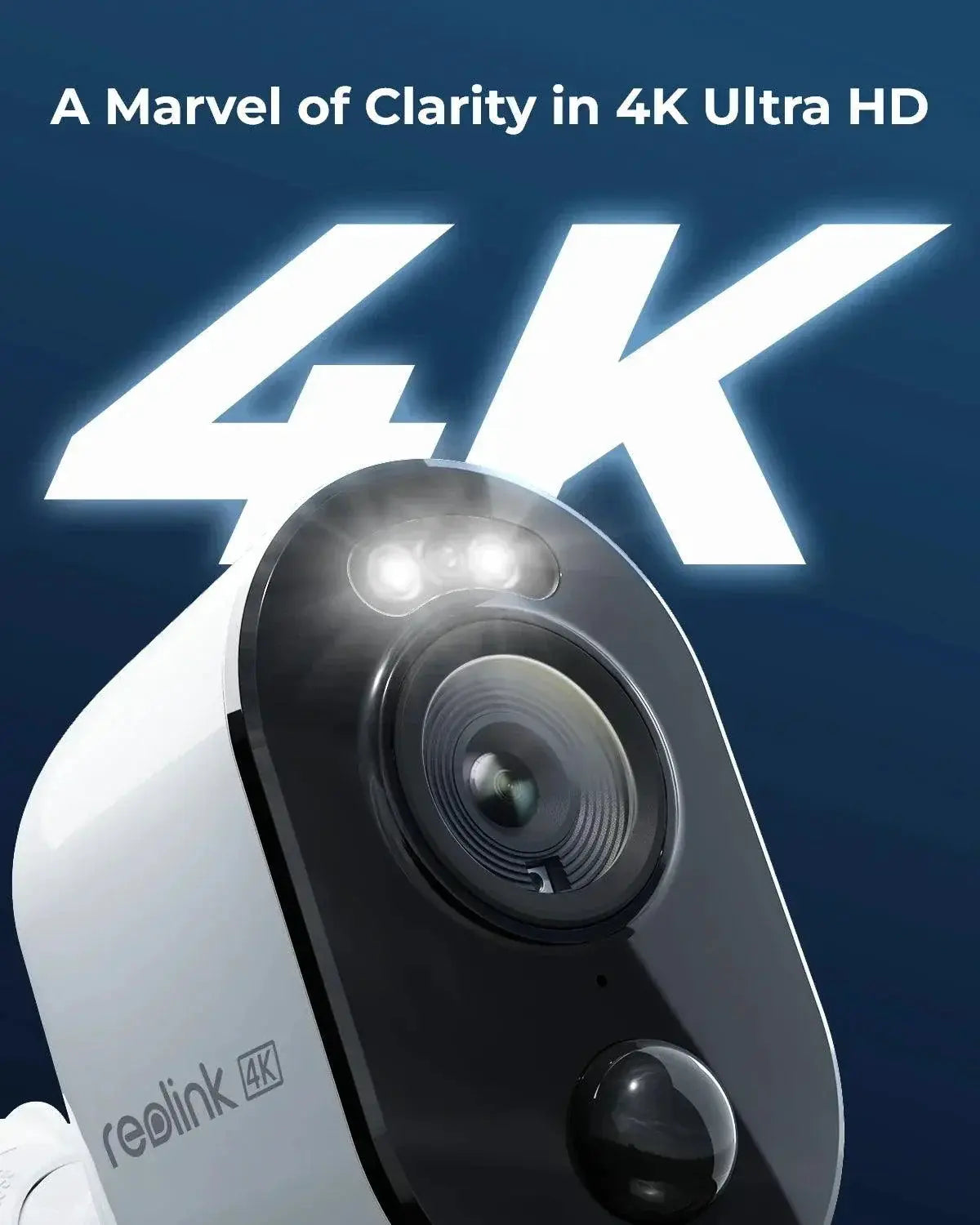 4K Color Night Vision Wireless Outdoor Security Camera
