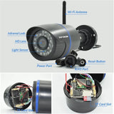 CamHi CamHipro 4MP Outdoor WiFi IP Camera - 2 - Way Audio Security Bullet - stepyours.com