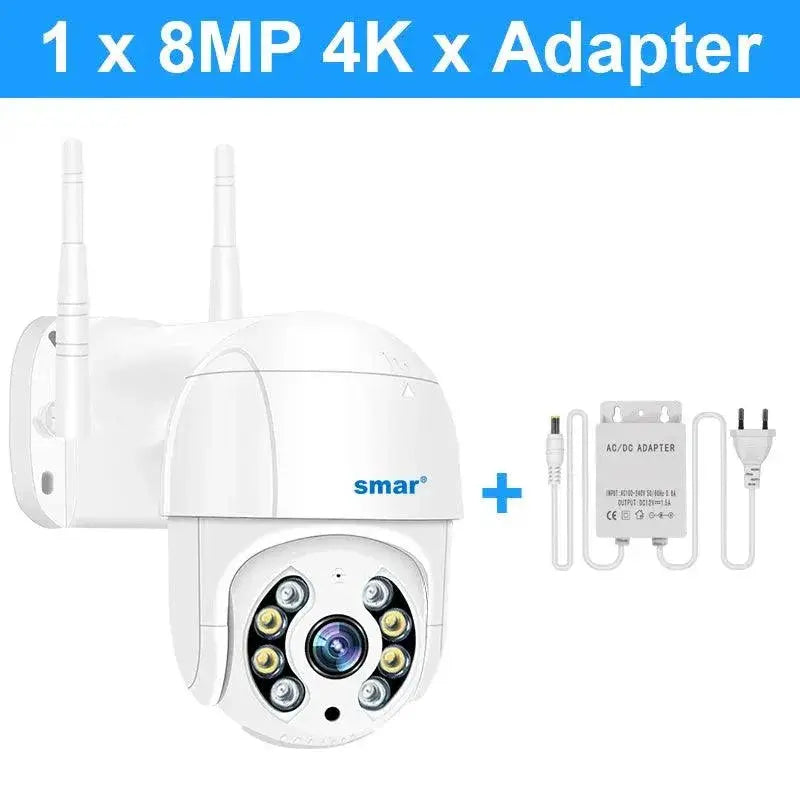 Smart 4K WiFi Outdoor Security Camera With AI Detection