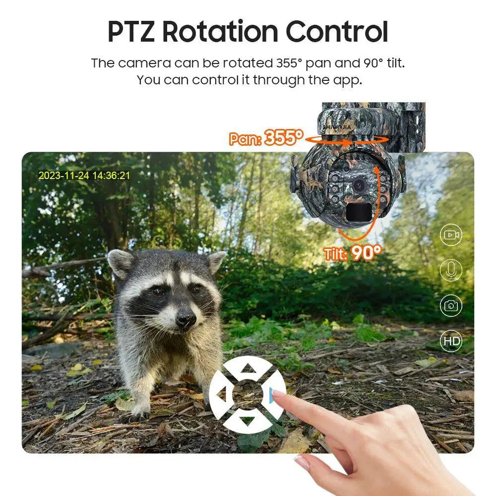 4MP Solar Security Camera For Wildlife Monitoring Solution