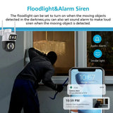 4K PTZ WiFi Security Camera With AI Detection Night Vision