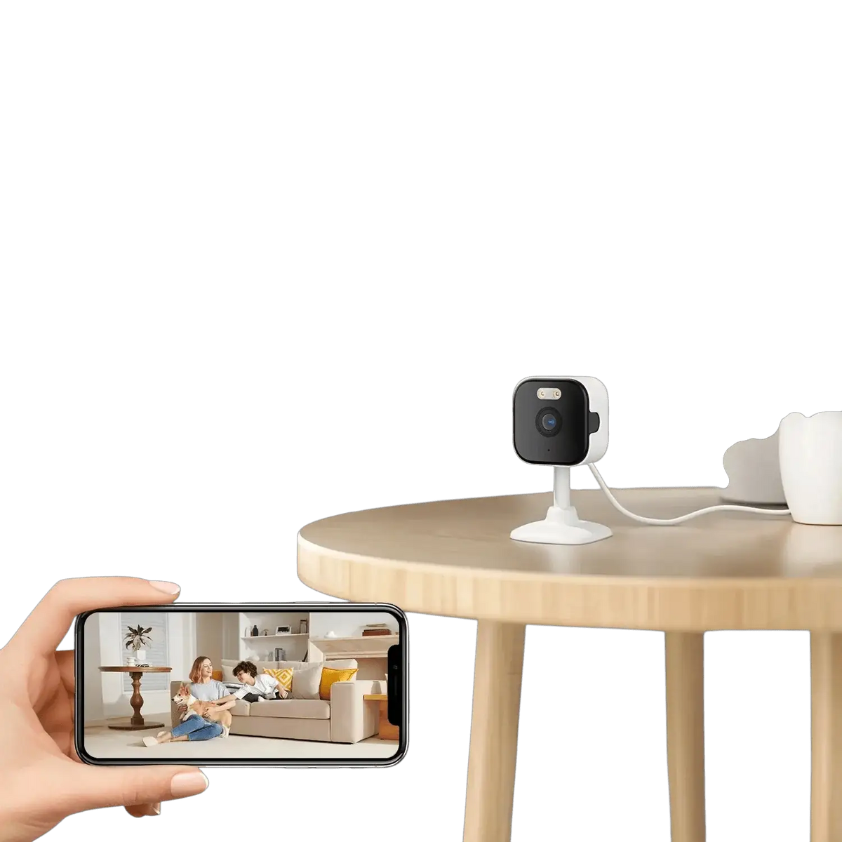 BESDER 5MP Mini Cube Camera - AI Human Detection and Two - Way Audio - stepyours.com