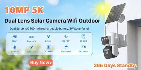 5MP HD WiFi Indoor Security Camera Featuring Night Vision and Two Way Audio - stepyours.com