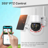 Solar PTZ Camera With Advanced Human Detection Technology