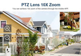 Smart Outdoor WiFi 6 Camera 20MP 10x Optical Zoom PTZ Auto Tracking Waterproof - stepyours.com