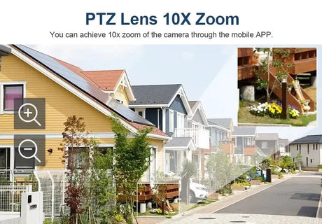 DIFANG 20MP Outdoor Security Camera With 10x Zoom And Auto Tracking - stepyours.com