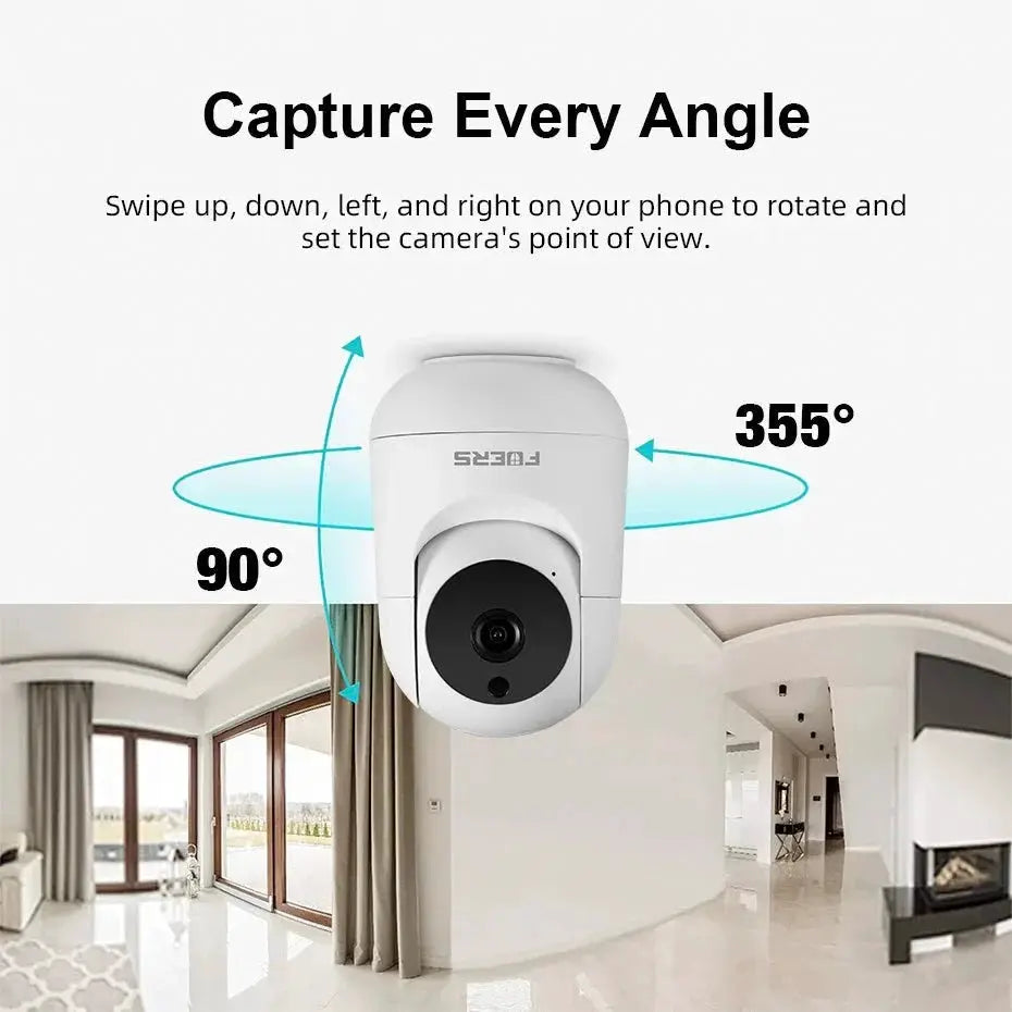 5MP HD WiFi Security Camera With Motion Detection For Baby And Pet Monitor Alexa - stepyours.com