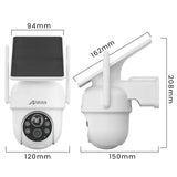 ANRAN Solar Camera Q4 3MP 5MP Outdoor Wireless Battery Security With Solar Power - stepyours.com