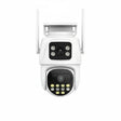 Dual Lens Outdoor Security Camera AI Tracking Waterproof