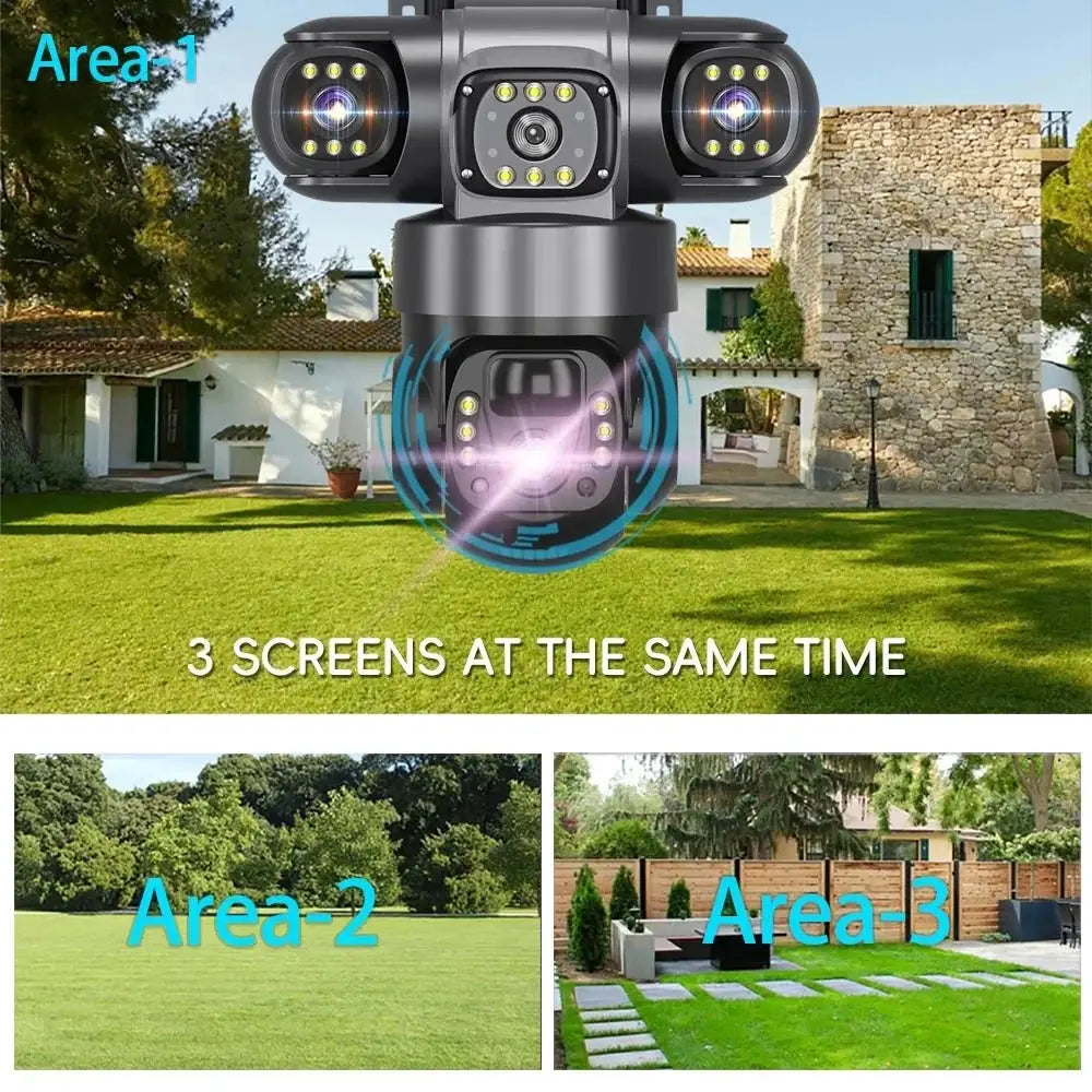 Solar 4G IP Camera 15MP HD Outdoor Night Vision Weatherproof Security - stepyours.com