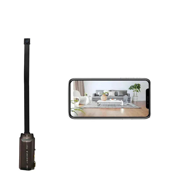 Upgraded version, 4K HD mini WiFi camera, supports remote viewing, motion detection, home nanny style DIY camera by stepyours.com