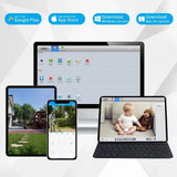ASECAM 8MP 4K PTZ IP Camera Outdoor - AI Face Detection PoE Security Camera - stepyours.com