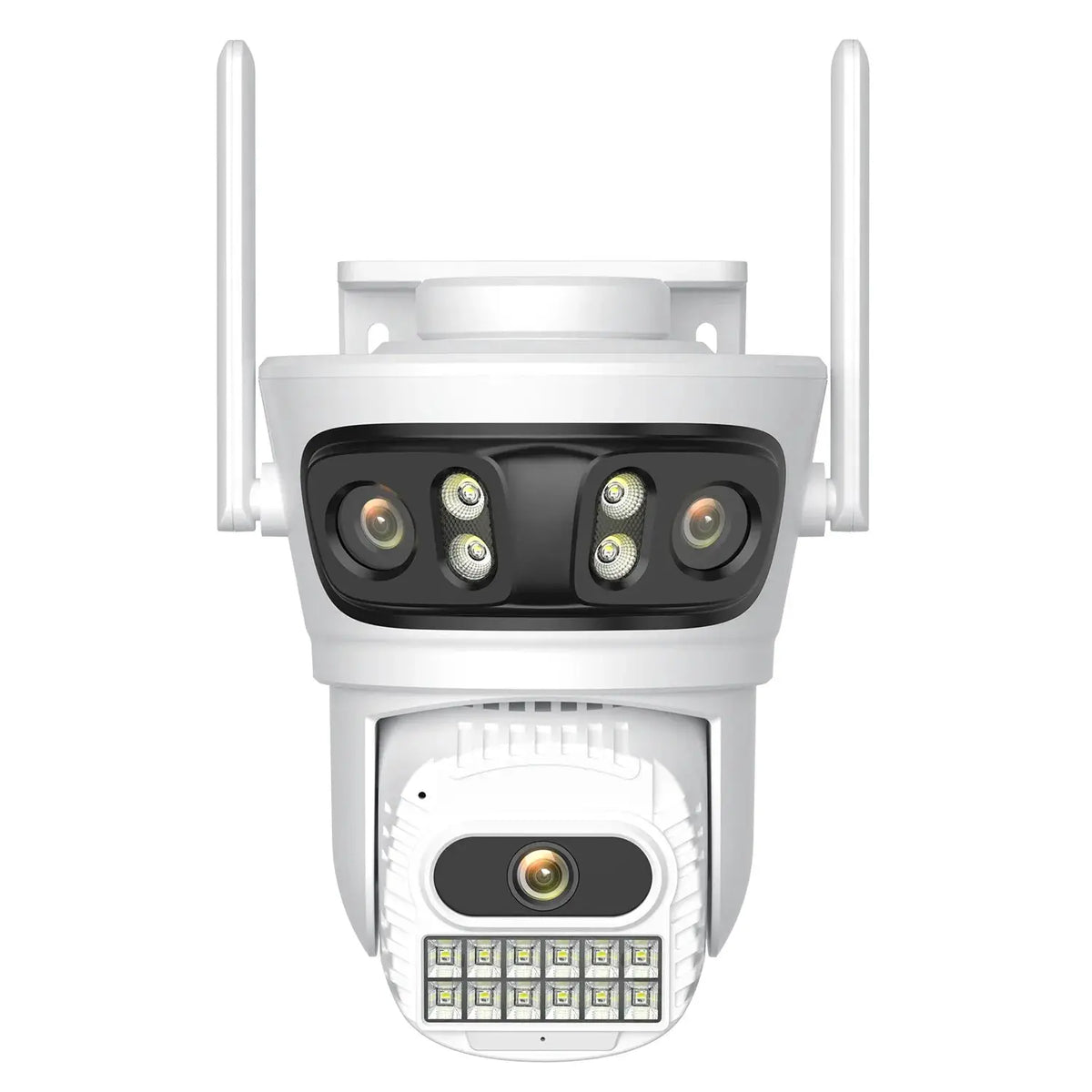 12MP Outdoor WiFi Camera - With 3 Lens PTZ AI Tracking For ICSEE App - stepyours.com