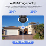 Shiwojia 6MP Solar Camera With 4G Sim Card Outdoor 12X Zoom