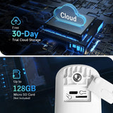 4MP WiFi IP Camera Rechargeable Battery Outdoor Security Camera Night Vision - stepyours.com