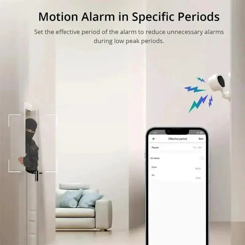 Sonoff Slim 1080P Security Cam Night Vision Alexa Compatible