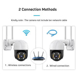 DDBROUGEN A8B PTZ Camera - 4K 8MP AI Humanoid Detection Outdoor Security Hooks - stepyours.com