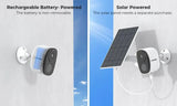 H View PIR Battery Powered Wireless Outdoor Security Camera 2K 3MP WiFi Siren - stepyours.com