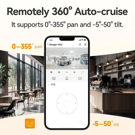IMOU Ranger Mini 3/5MP IP Camera - 360 Degree Coverage With Smart Detection - stepyours.com