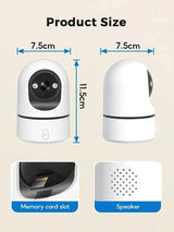 PEGATAH 5MP One - Touch Call Indoor Baby Monitor WiFi Color Night Vision - stepyours.com