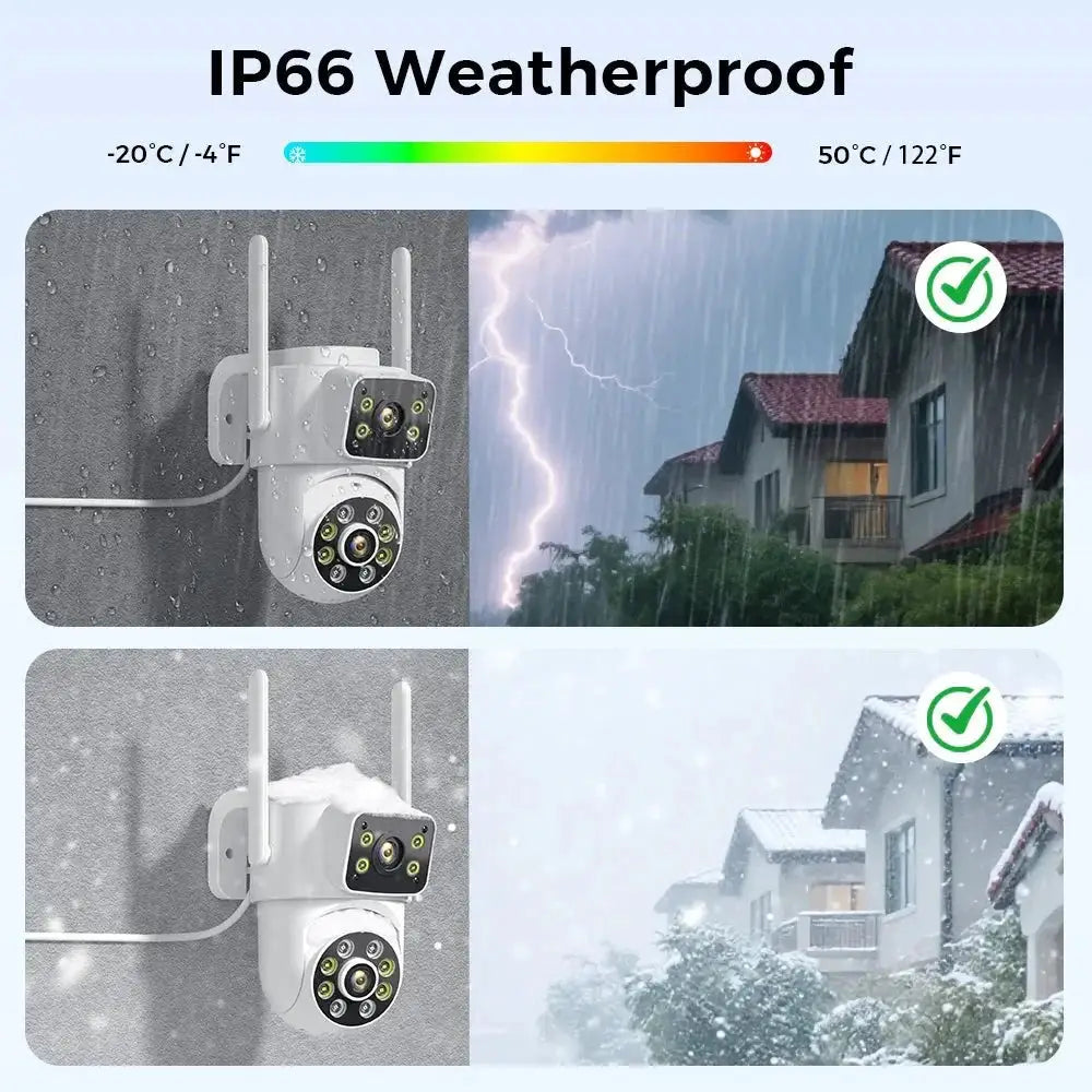 Besder 8MP WiFi PTZ Outdoor Camera With Auto Tracking Night Vision - stepyours.com