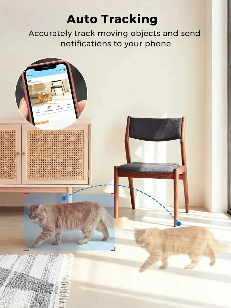 PEGATAH 5MP One - Touch Call Indoor Baby Monitor WiFi Color Night Vision - stepyours.com