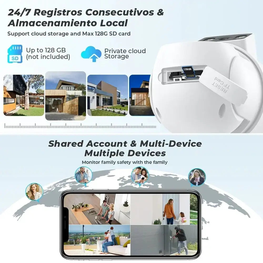 BELIA 4K 8MP WiFi Surveillance Camera With Dual Lens - Tredruns