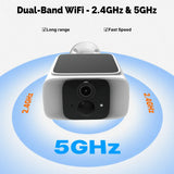 MOES Solar Powered WiFi Security Camera 4MP IP65 Waterproof Alexa Google Home - stepyours.com