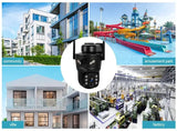 KERUI Outdoor Solar - Powered Dual - Lens Security Camera - 6MP 4G WiFi CCTV - stepyours.com