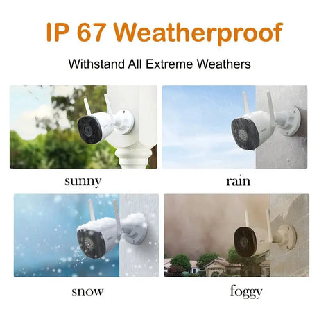 IMOU Outdoor Bullet 2C 5MP WiFi Camera Weatherproof AI Human Detection - stepyours.com