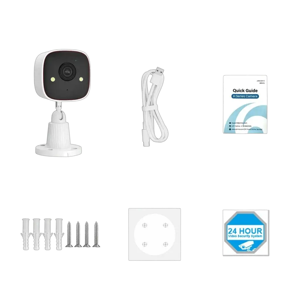 Jennov 2K HD Wireless Security Camera Color Night Vision IP66 Weatherproof - stepyours.com