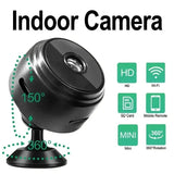 A9 HD WiFi Mini Surveillance Camera - 1080P Wireless Home Security.Add Hooks - stepyours.com