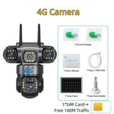 Solar 4G IP Camera 15MP HD Outdoor Night Vision Weatherproof Security - stepyours.com