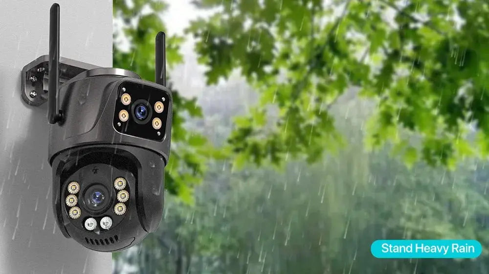4K 8MP HD WiFi PTZ Camera Outdoor Dual Lens AI Tracking - Tredruns
