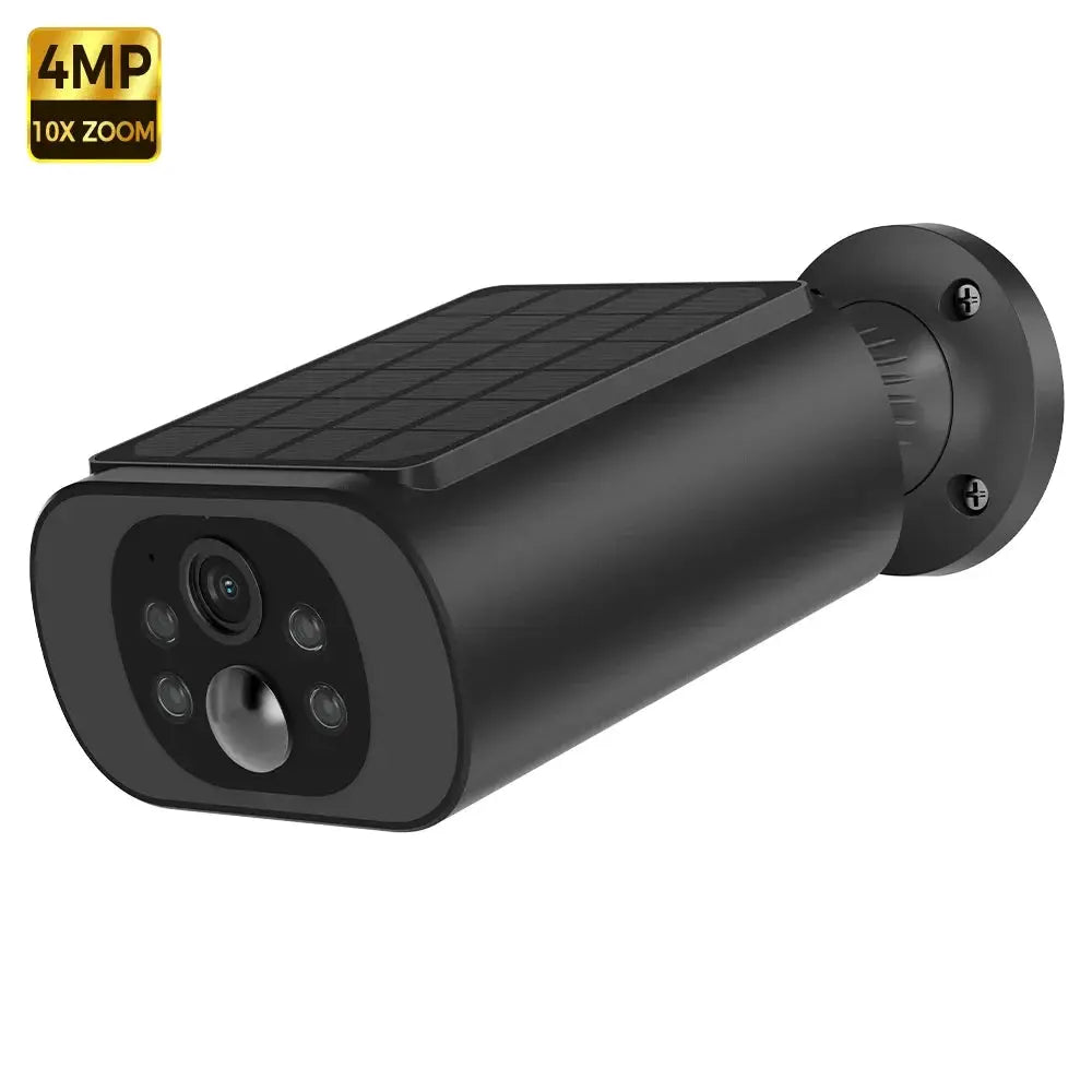 Alevio 2.5K Outdoor Solar Camera Wireless AI Security With Night Vision Hooks - stepyours.com