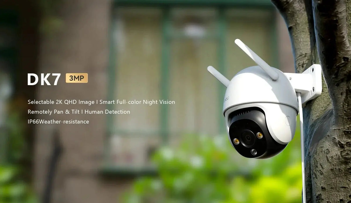 IMOU DK7 3MP Outdoor WiFi Camera With Color Night Vision Smart AI Detection - stepyours.com