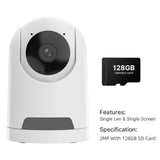2K 4MP WiFi PTZ Security Camera With AI Tracking Features